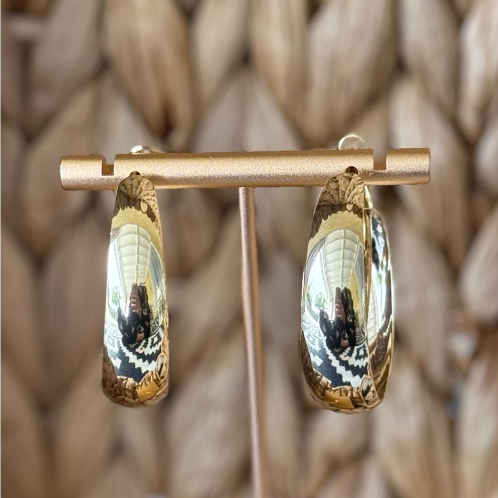 Gold Hoop Earrings